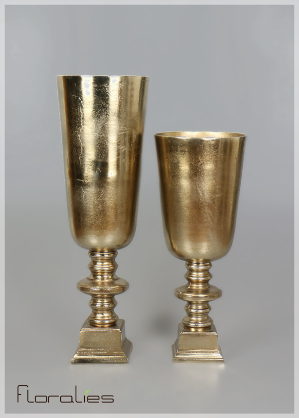Vase flûte doré Vase flûte doré
