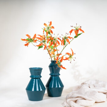 Vase Merida bleu canard