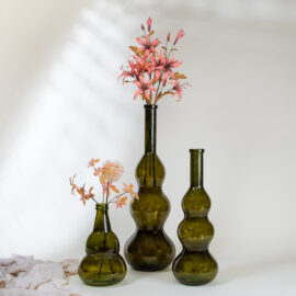 Vase Odon vert olive