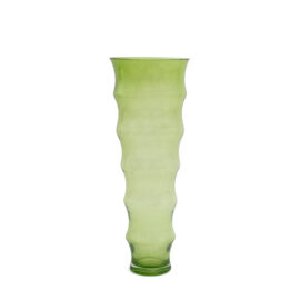 Vase cylindrique vert H 50cm