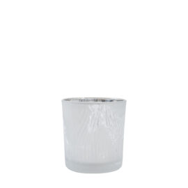 Tealight Zebra H 8cm