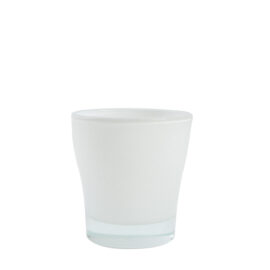 Verre Blanc H 8cm