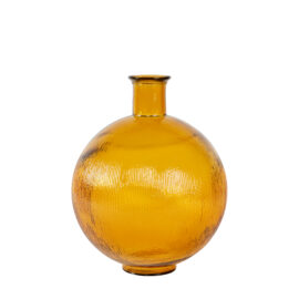 Vase Firenza Sphère miel H 42cm