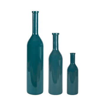 Vase Rioja bleu canard