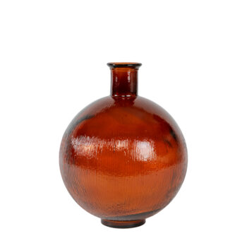 Vase Firenza Sphère rouille H 42cm