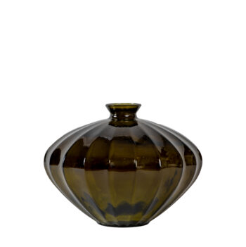 Vase Etnico vert olive H 28cm