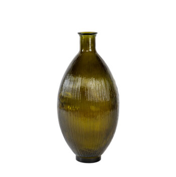 Vase Firenza élancé vert olive H 60cm